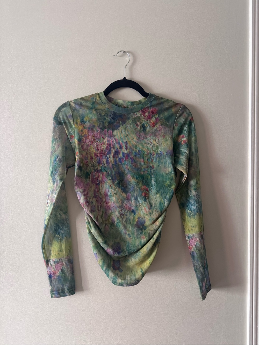 Women's Simon’s Multi-Color Long Sleeve Crewneck Top Size S